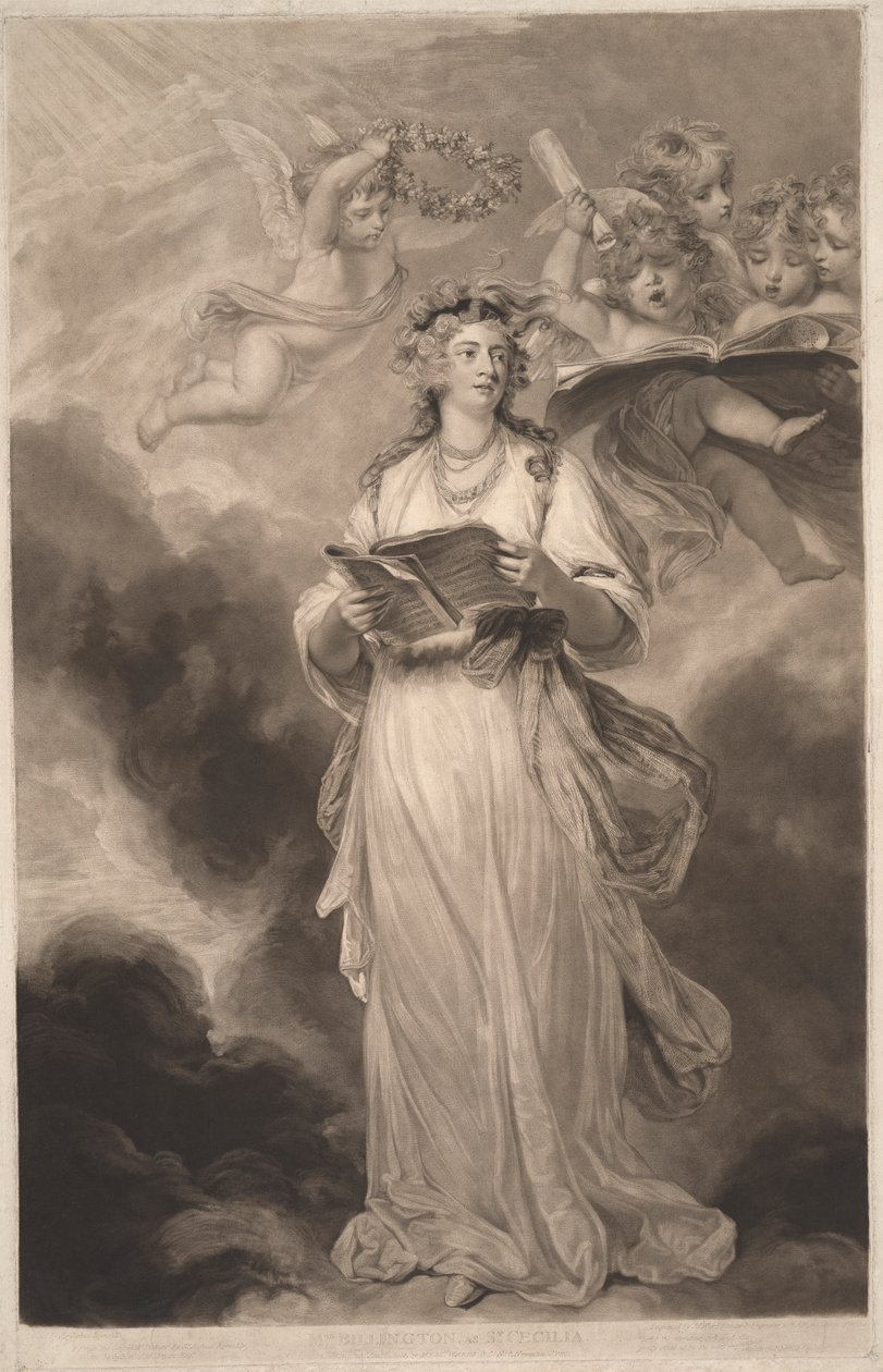 Bayan Billington, Aziz Cecilia rolünde by James Ward