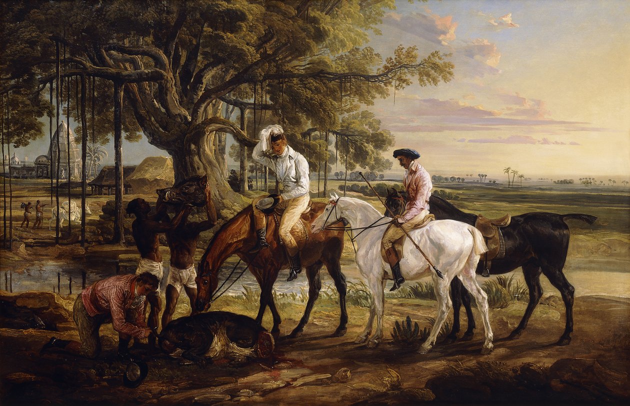 Domuzun Ölümünde Sir Charles Blunt, 1816 by James Ward