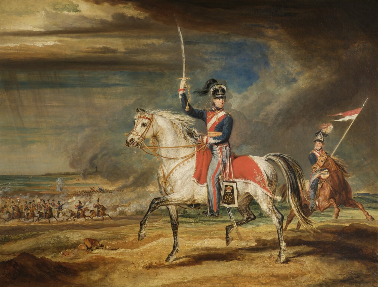 Sir John Leicester, Bt, Cheshire Yeomanry Alayı Liverpool