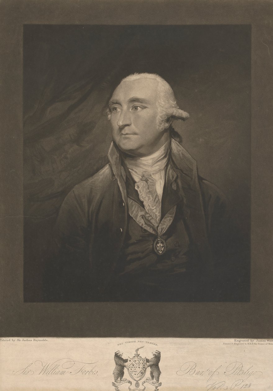 Sir William Forbes, Monymusk ve Pitsligo'nun 6. Baroneti by James Ward