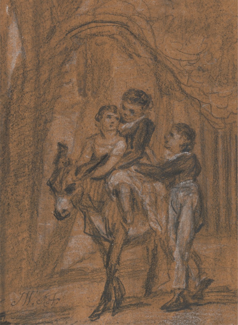"Theophilus Levitt'in Çocukları, Esquire" Yağlıboya Çalışması by James Ward
