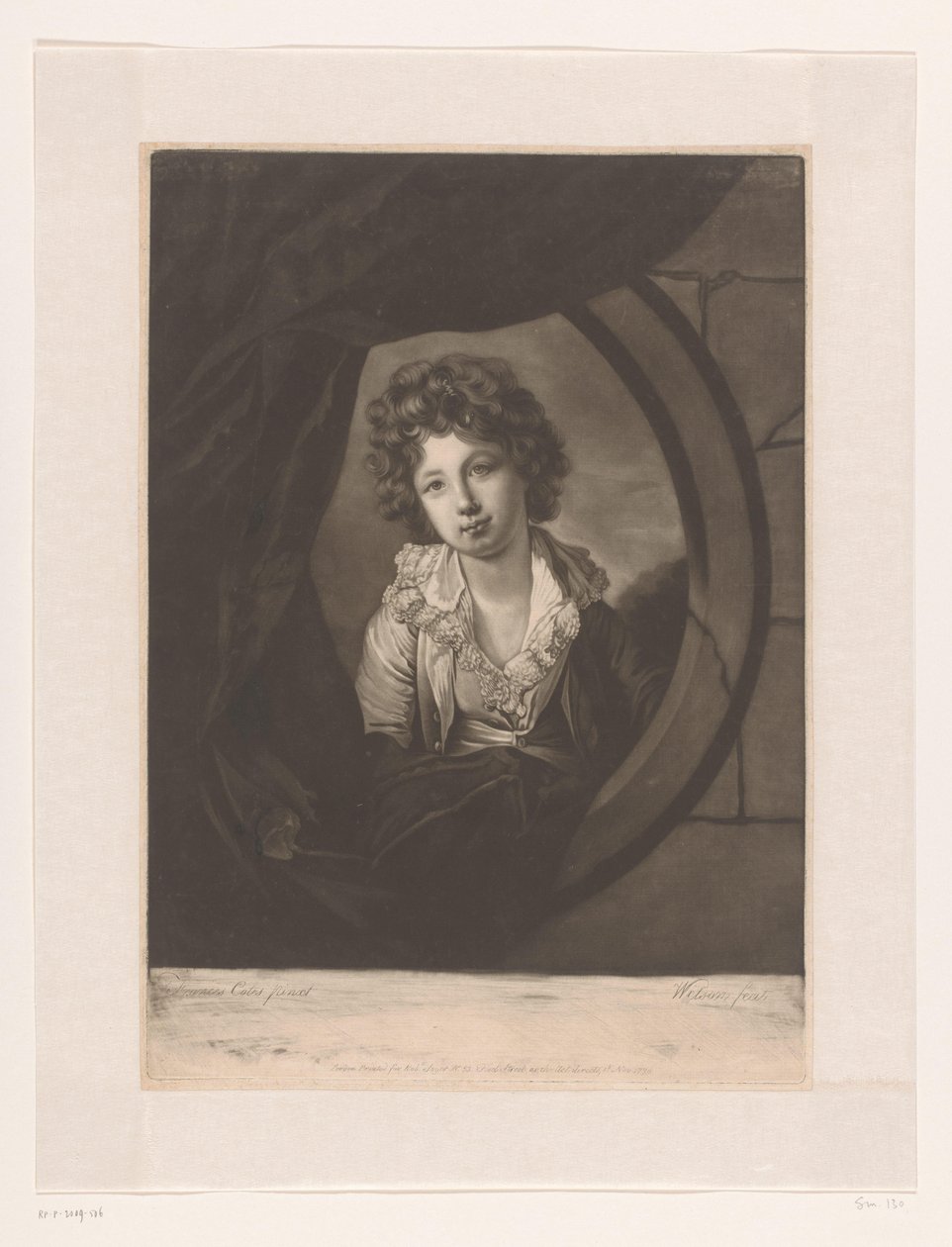 Portret van William Campbell Skinner by James Watson (prentmaker)