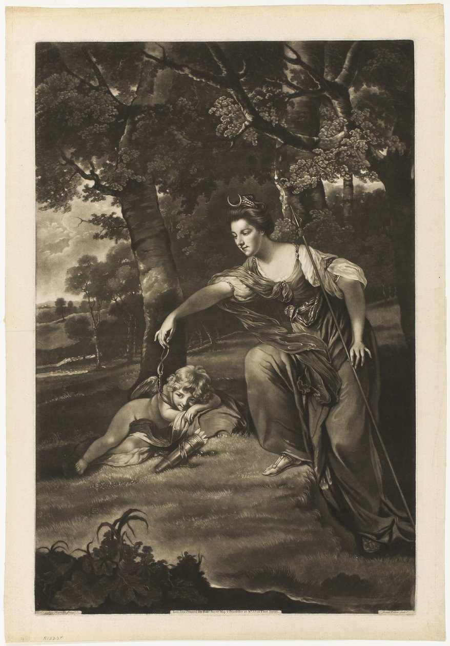 Elizabeth, Manchester Düşesi ve Oğlu by James Watson