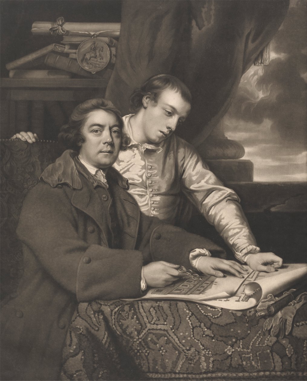 James Paine ve Oğlu by James Watson