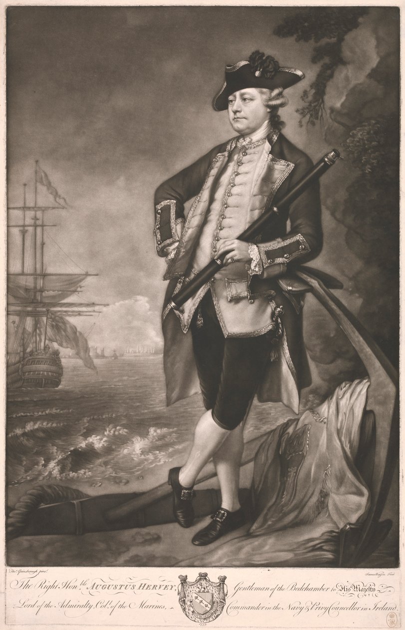 Doğru Sn. Augustus Hervey by James Watson
