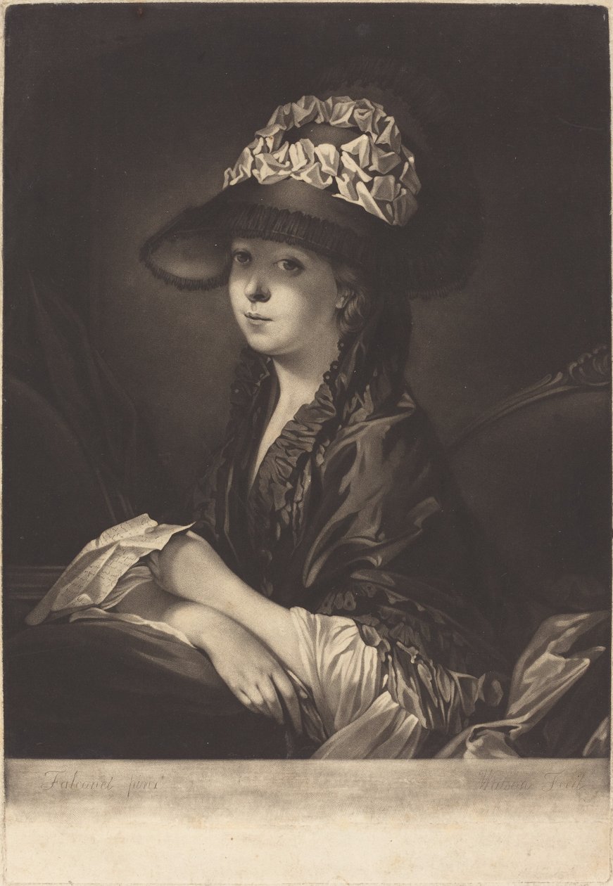 Lucinda, Bayan Moore by James Watson after Pierre Etienne Falconet