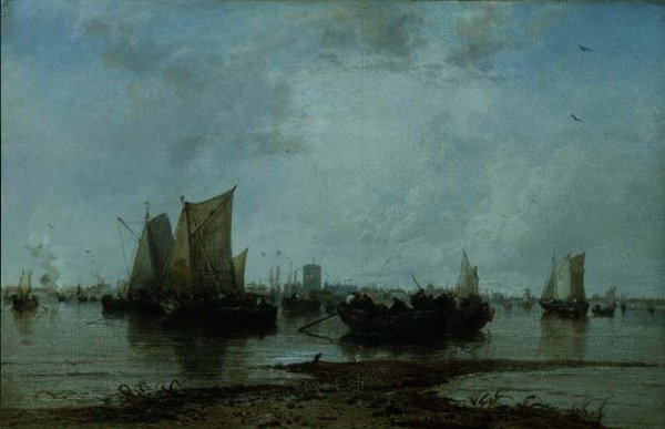 Dordrecht (tuval üzerine yağlı boya) by James Webb