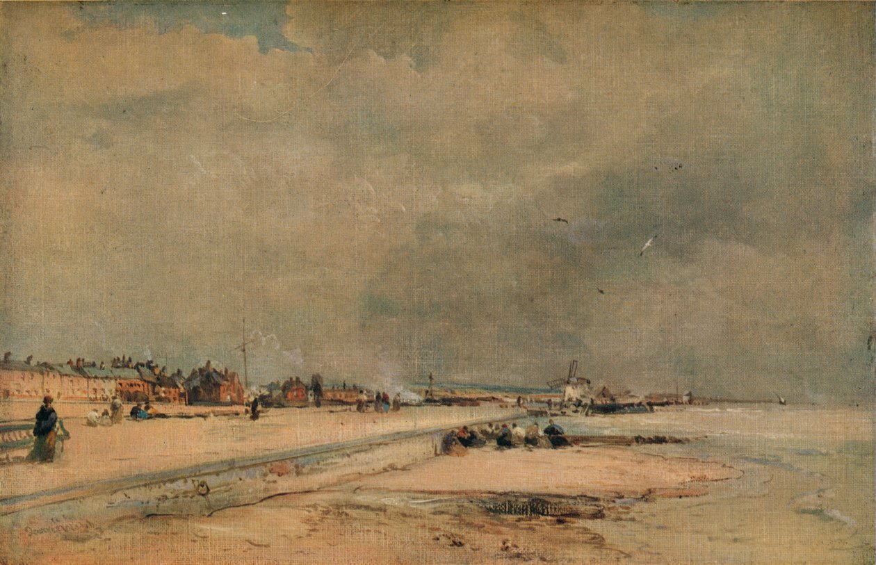 Littlehampton, Kış, c1868 by James Webb