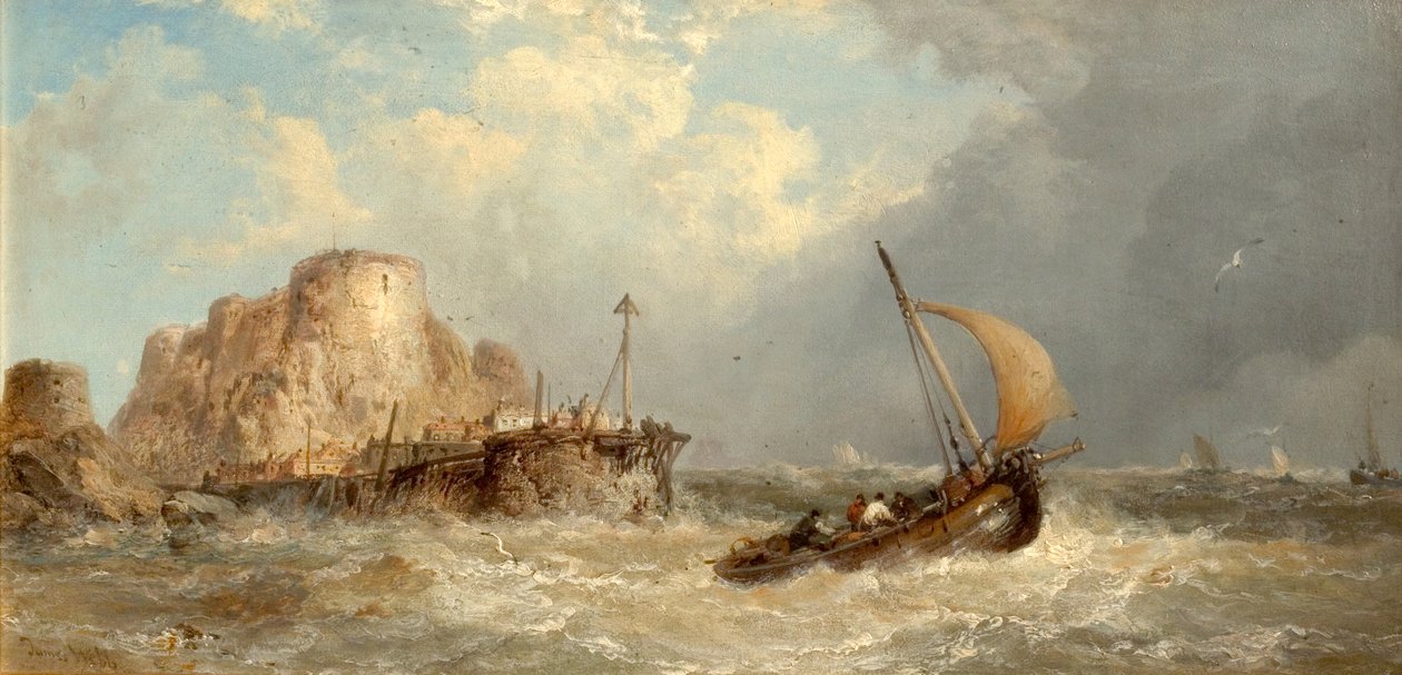 Mont Orgueil Kalesi, Jersey by James Webb