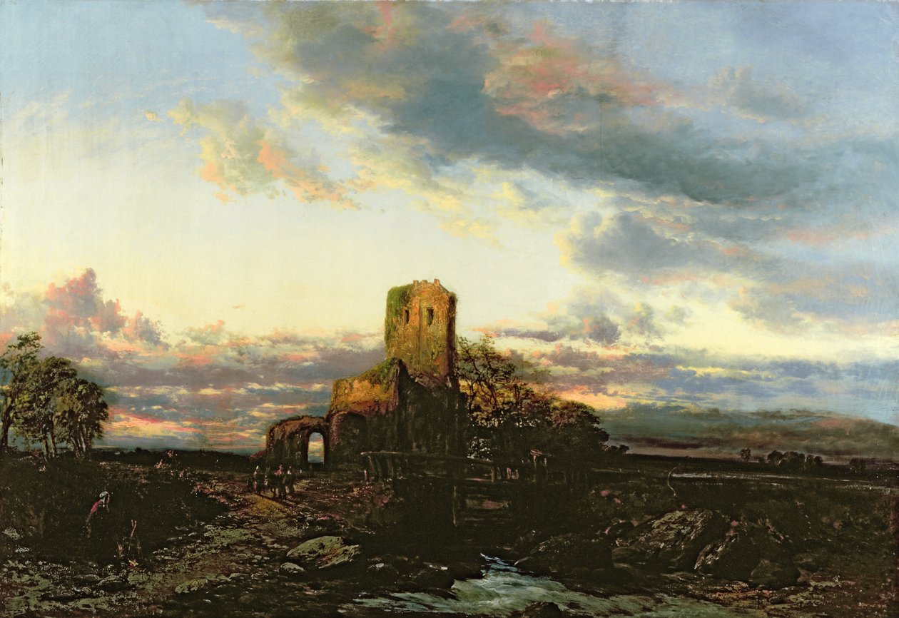 Portchester Kalesi, 1895 by James Webb