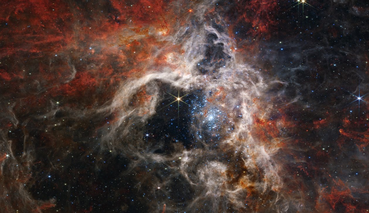 Kozmik Bir Tarantula by James Webb Space Telescope (NASA)