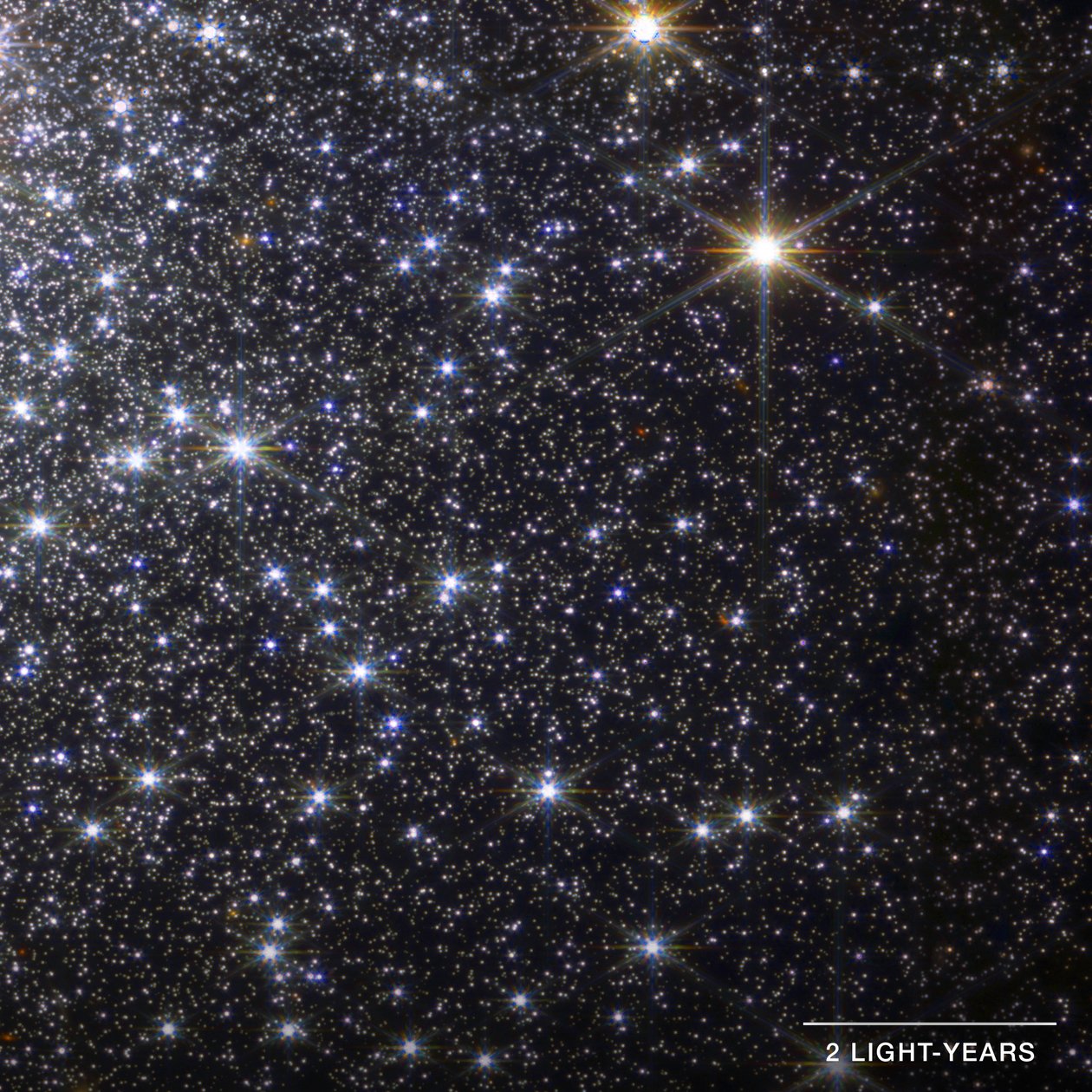 Küresel Küme M92 (NIRCam Detayı) by James Webb Space Telescope (NASA)