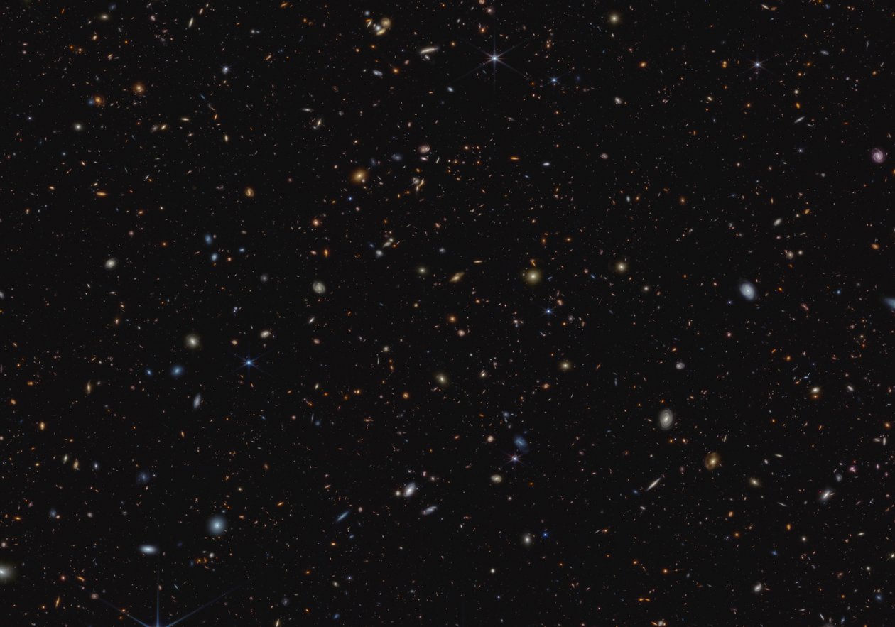 JWST Gelişmiş Derin Galaksi Dışı Araştırması (NIRCam Görüntüsü) by James Webb Space Telescope (NASA)