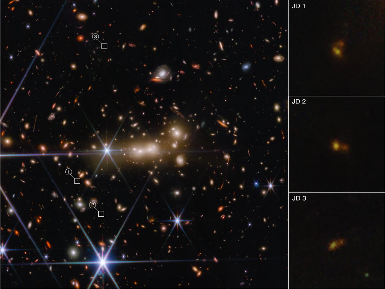 MACS0647 (NIRCam Görüntüsü) by James Webb Space Telescope (NASA)