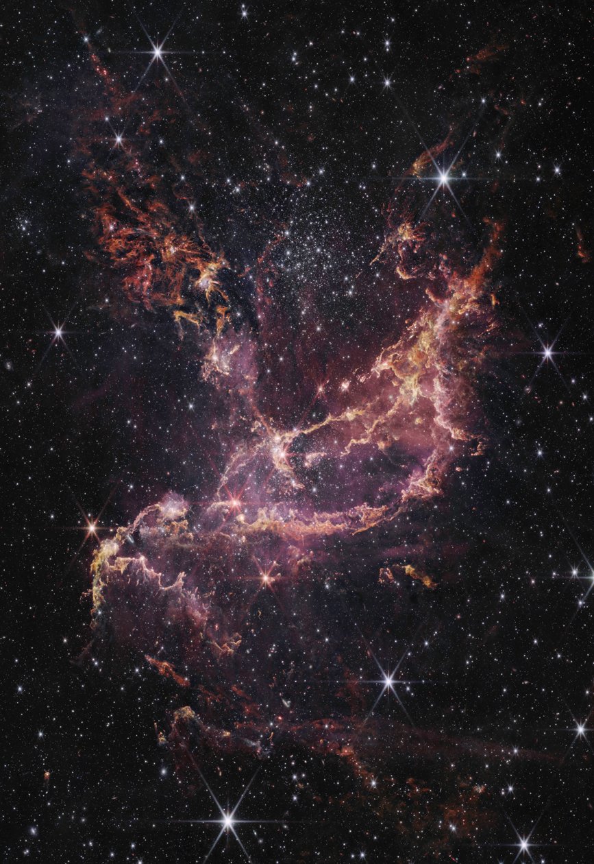 NGC 346 (NIRCam Görüntüsü) by James Webb Space Telescope (NASA)