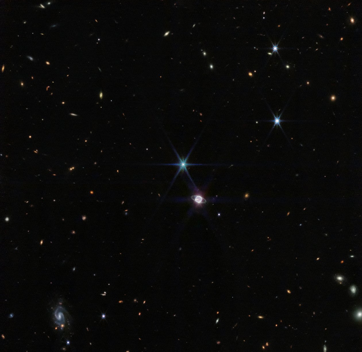Neptün Geniş Alan (NIRCam) by James Webb Space Telescope (NASA)