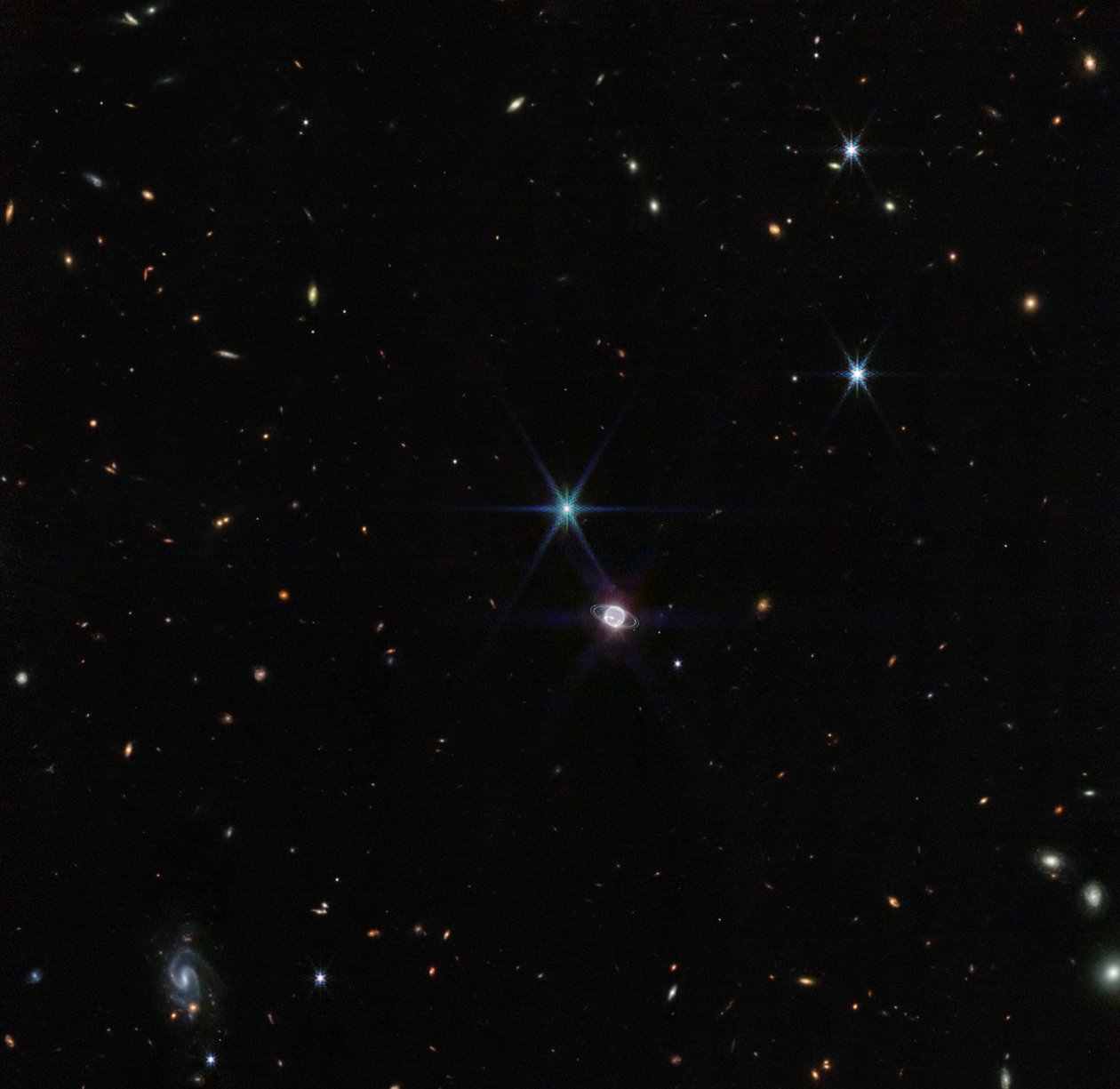 Neptün'ün Halkalarının Nadir Görünüşü by James Webb Space Telescope (NASA)