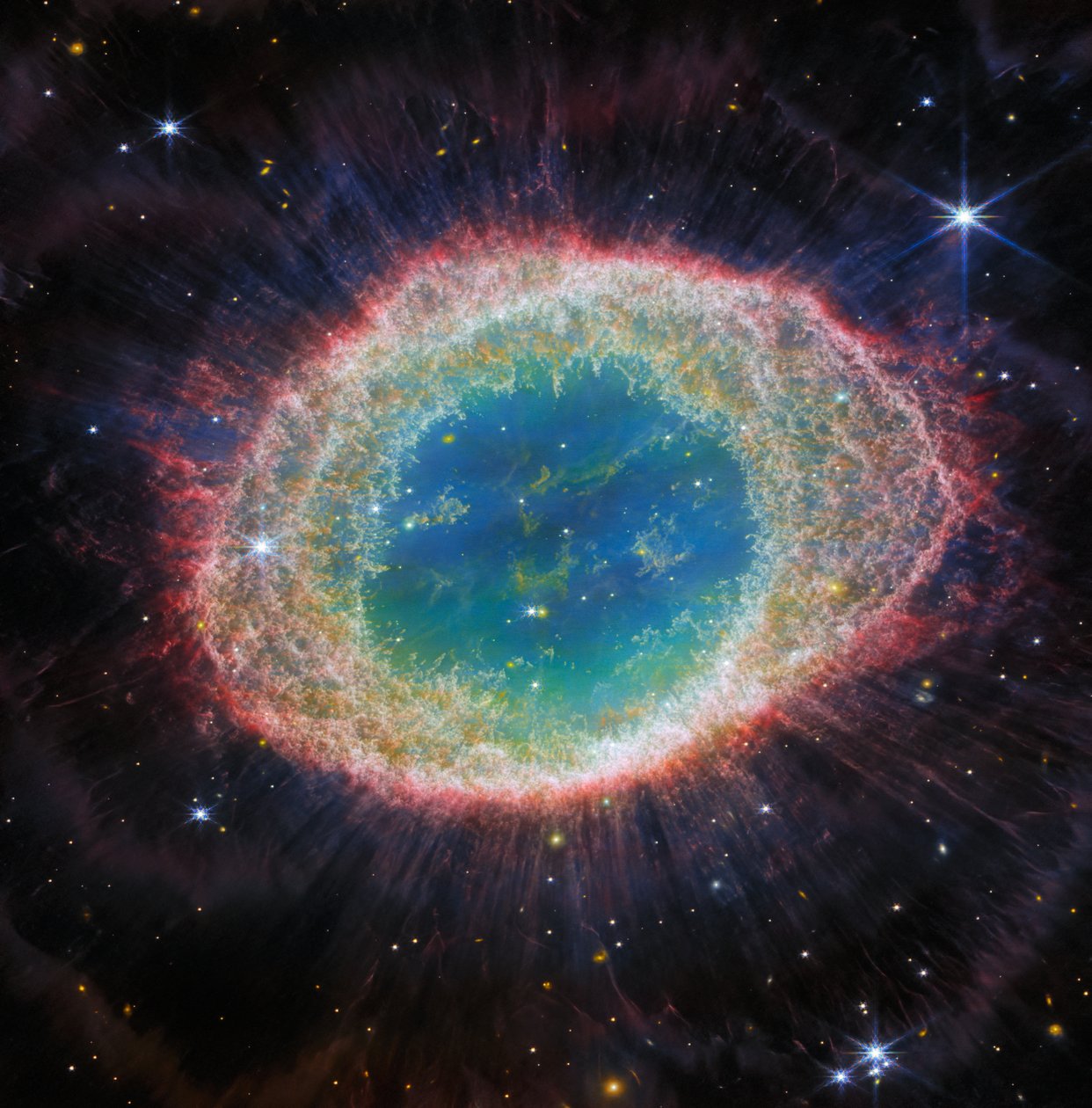 Halka Bulutsusu (NIRCam Görüntüsü) by James Webb Space Telescope (NASA)