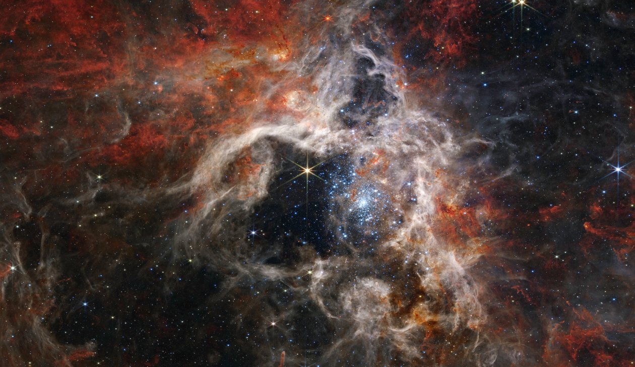 Tarantula Bulutsusu (NIRCam Görüntüsü) by James Webb Space Telescope (NASA)