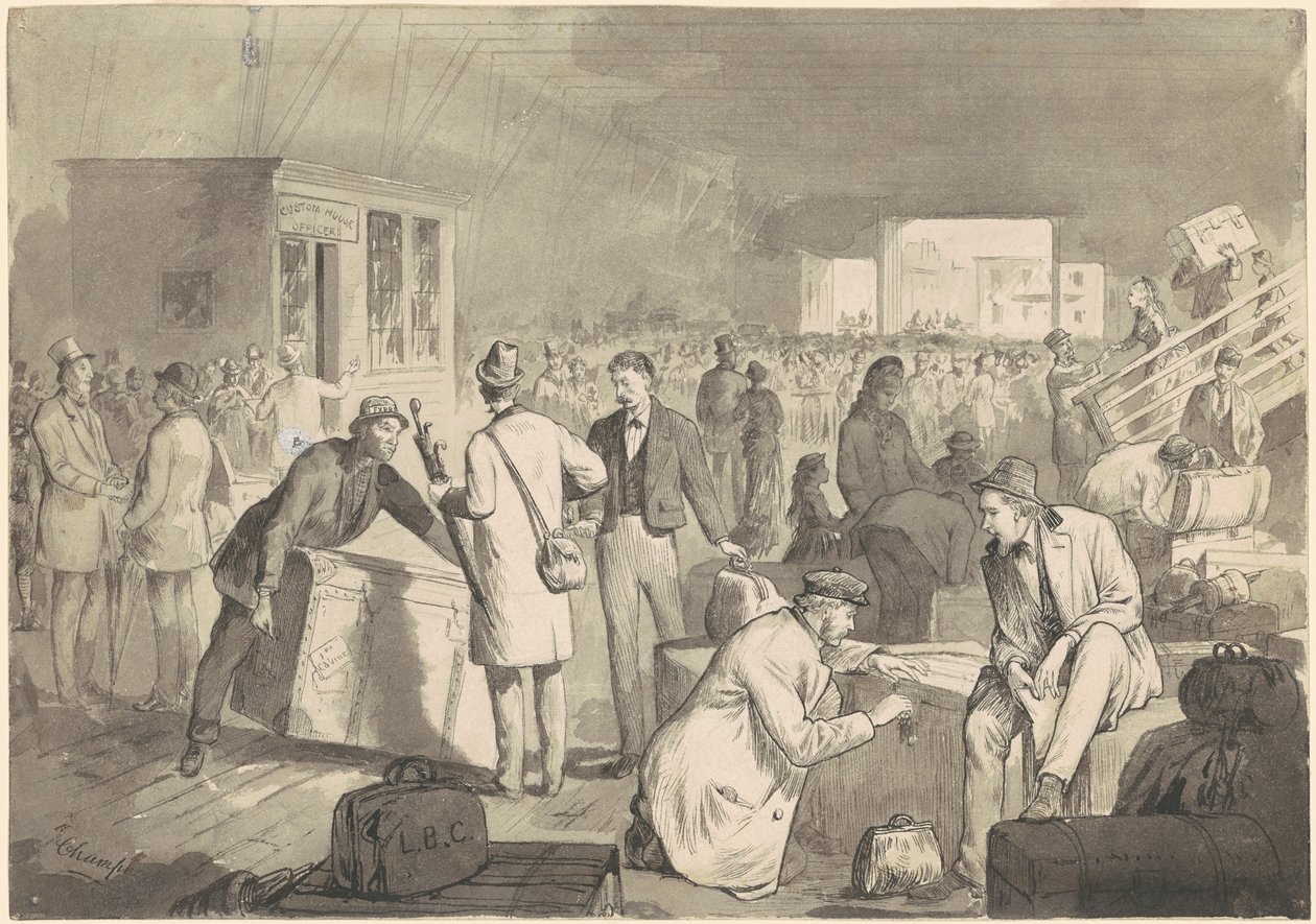 gümrük kulübesi by James Wells Champney