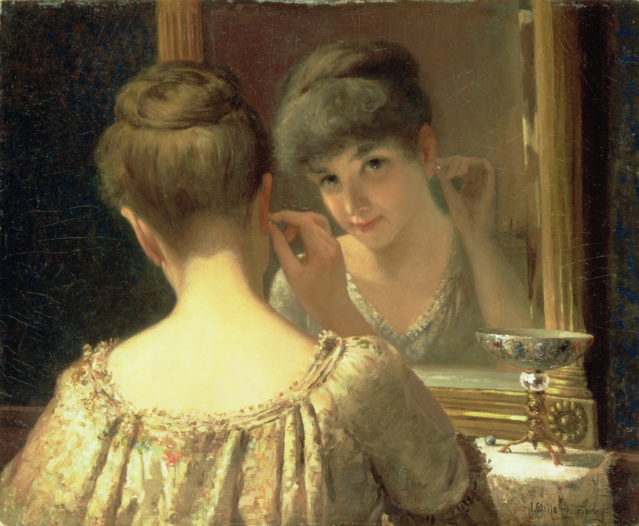 Koket, c.1885 by James Wells Champney