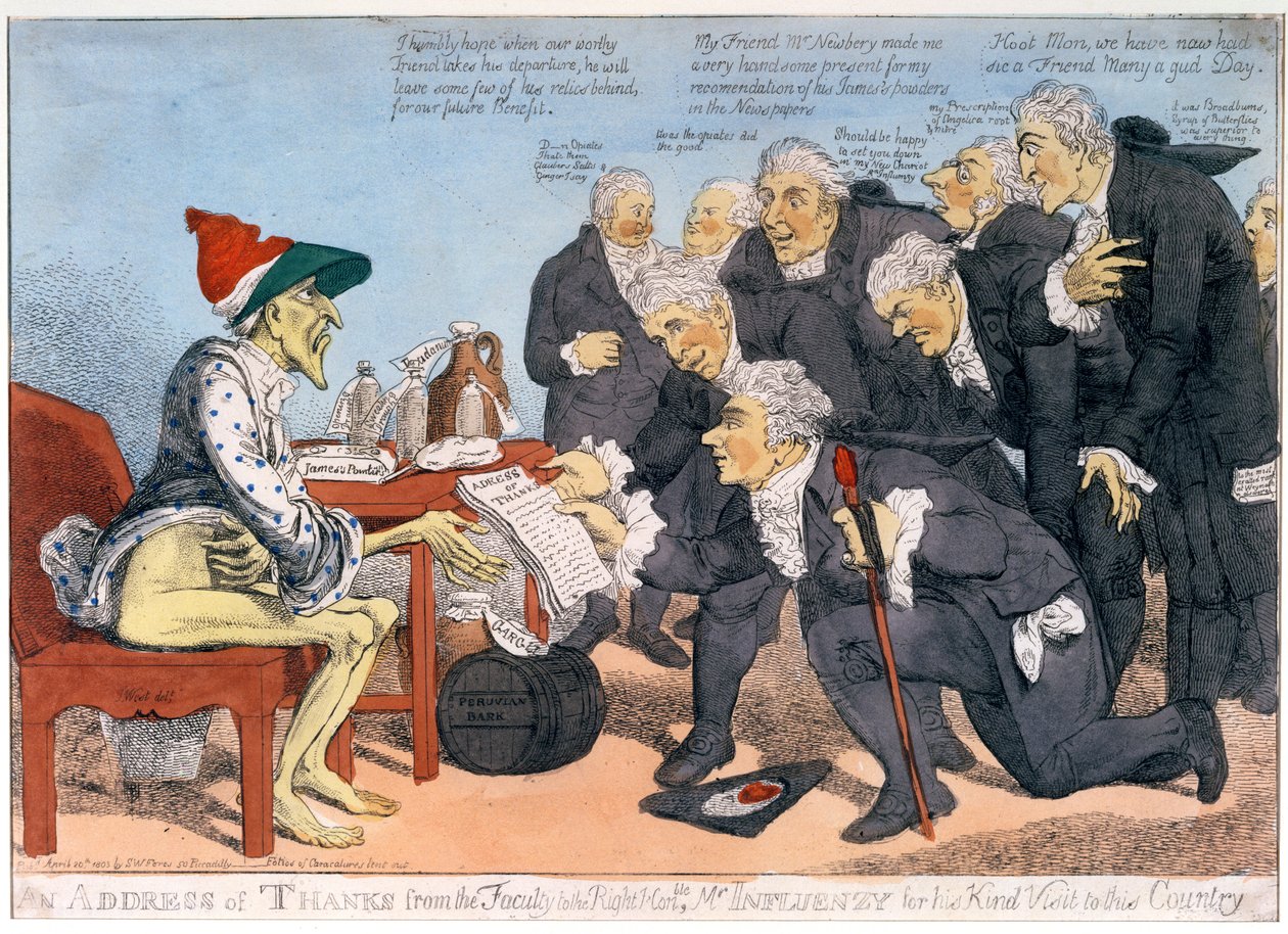 Fakülteden Sağ Hon. Bay Influenzy Ülkeye Nazik Ziyaretinden Dolayı, 1803 by James West