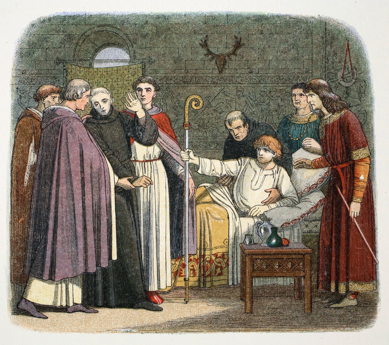 Anselm, William II tarafından Canterbury Başpiskoposu yapıldı, 1093 1864 by James William Edmund Doyle