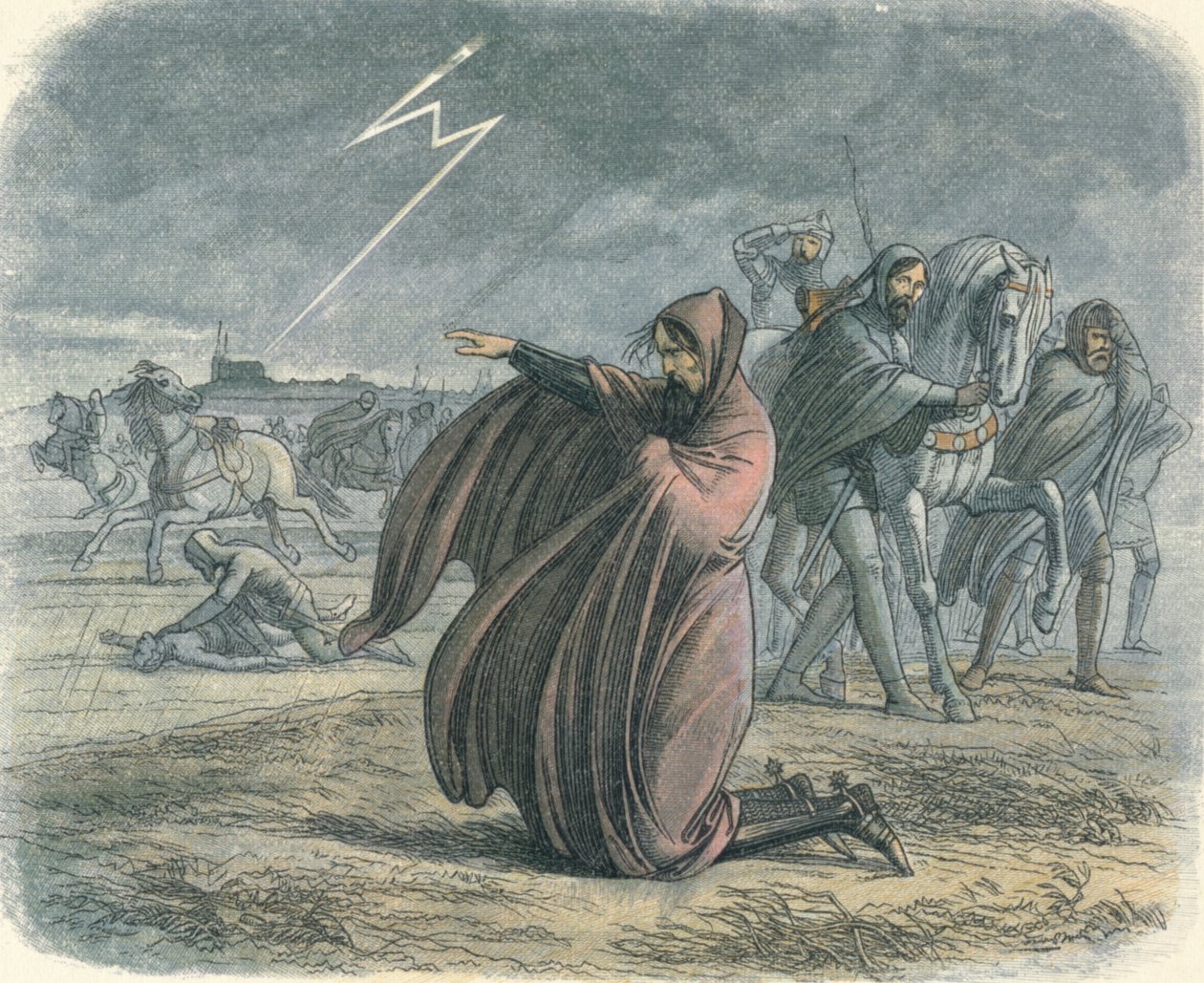 Edward barış yapacağına yemin ediyor, 1360 1864 by James William Edmund Doyle