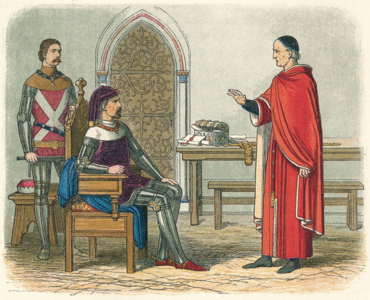 Gascoigne bir başrahip veya akranı cezalandırmayı reddediyor, 1405 1864 by James William Edmund Doyle