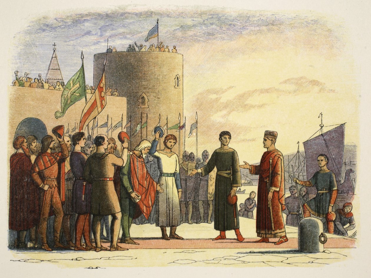 Henry, Waterford, İrlanda, 18 Ekim 1172, A Chronicle of England M.Ö. 55'ten MS 1485'e kadar, pub. Londra, 1863 by James William Edmund Doyle