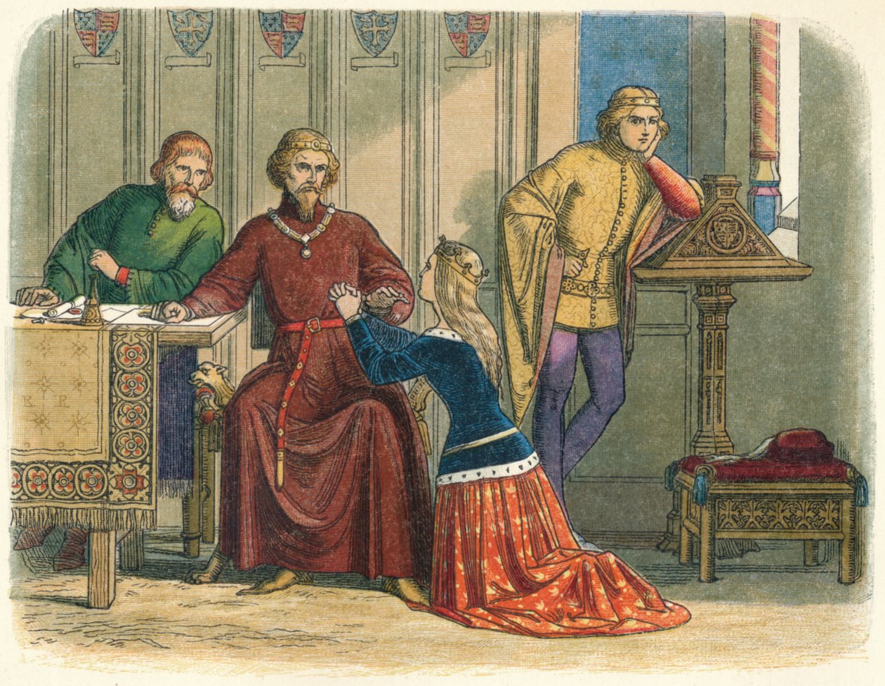 Kraliçe Anne, Sir Simon Burley