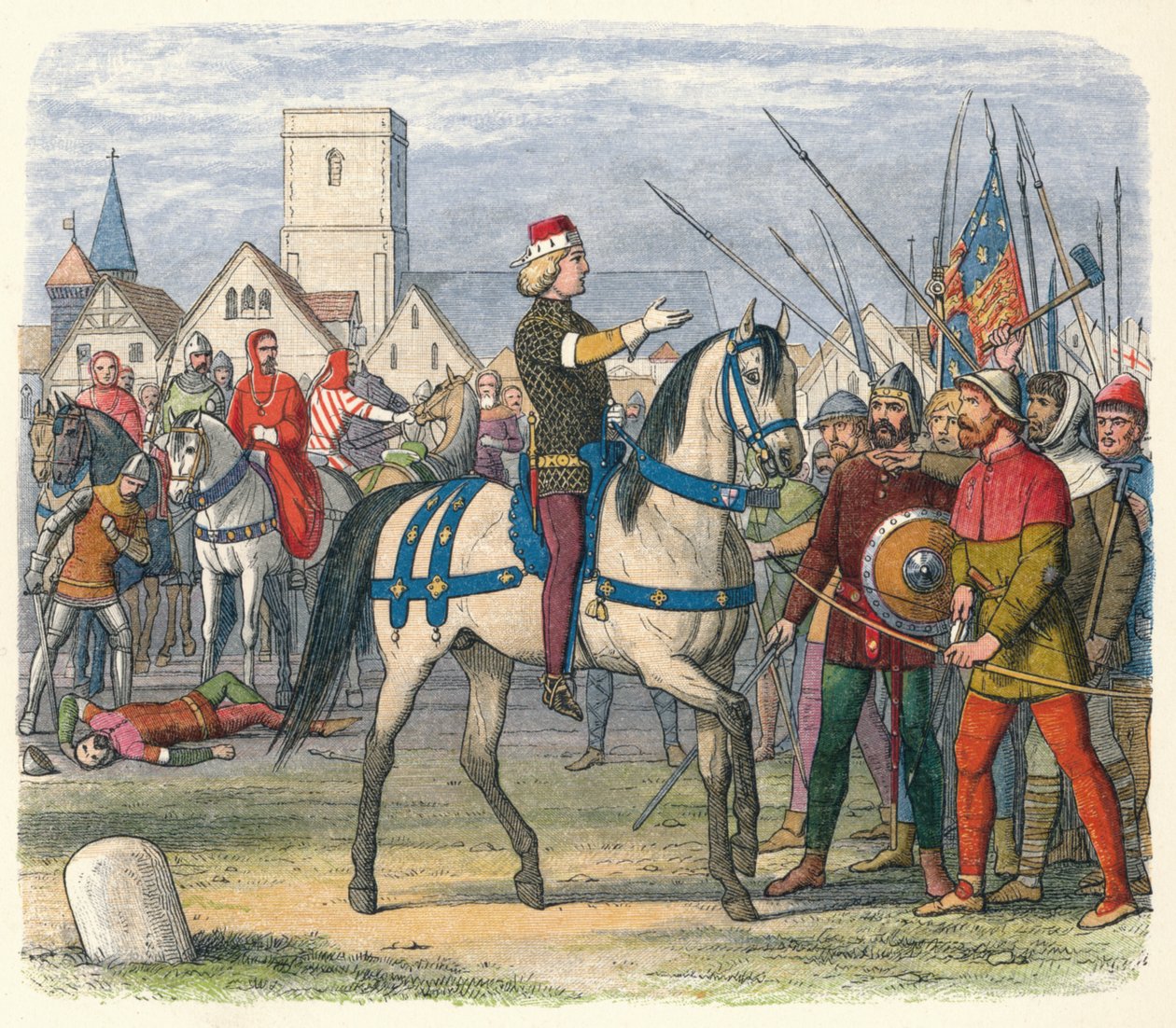 Richard asilerin komutasını devraldı, 1381 1864 by James William Edmund Doyle