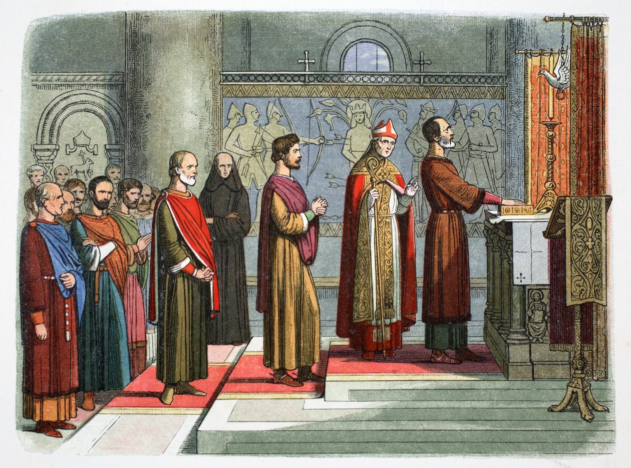 Baronlar özgürlüklerine kavuşacaklarına yemin ederler, 1214 1864 by James William Edmund Doyle