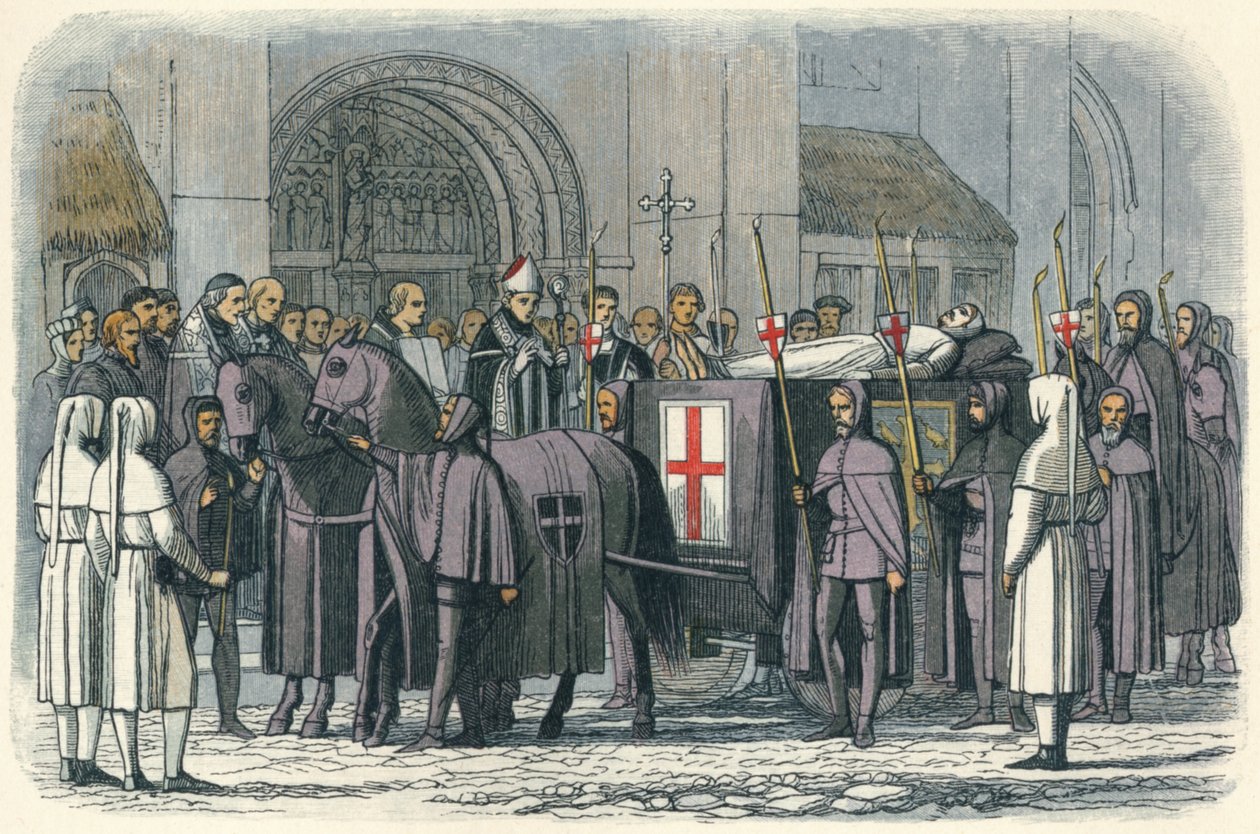 'Richard'ın cesedi St. Paul'a getirildi', 1400 1864 by James William Edmund Doyle