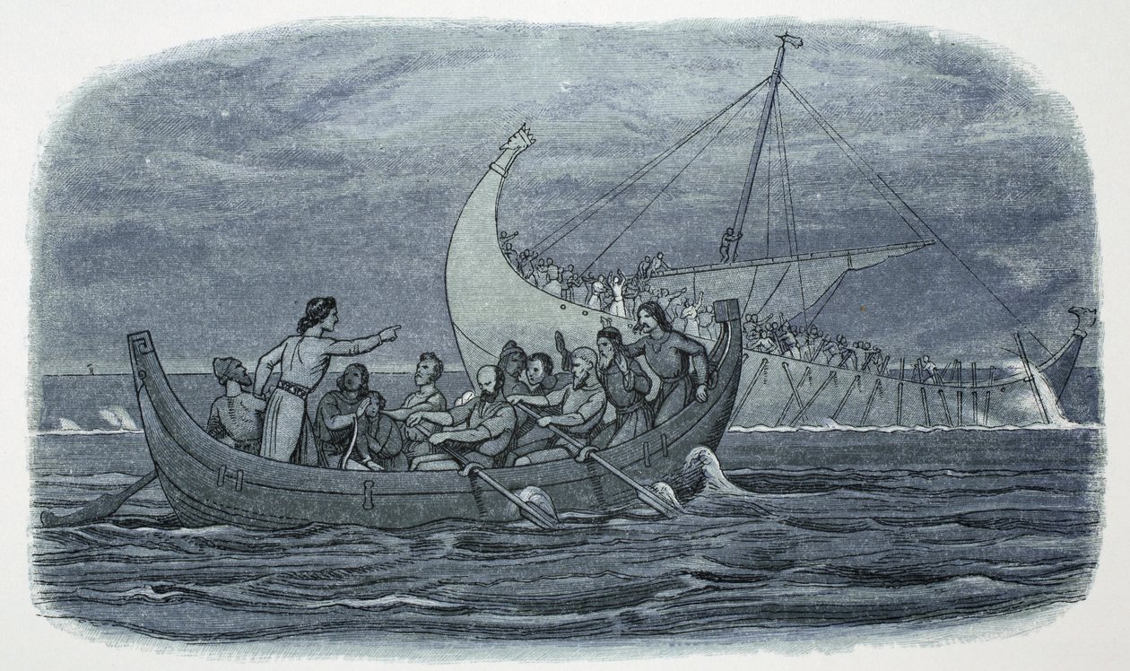 Beyaz Geminin Batığı, Fransa, 1120 1864 by James William Edmund Doyle