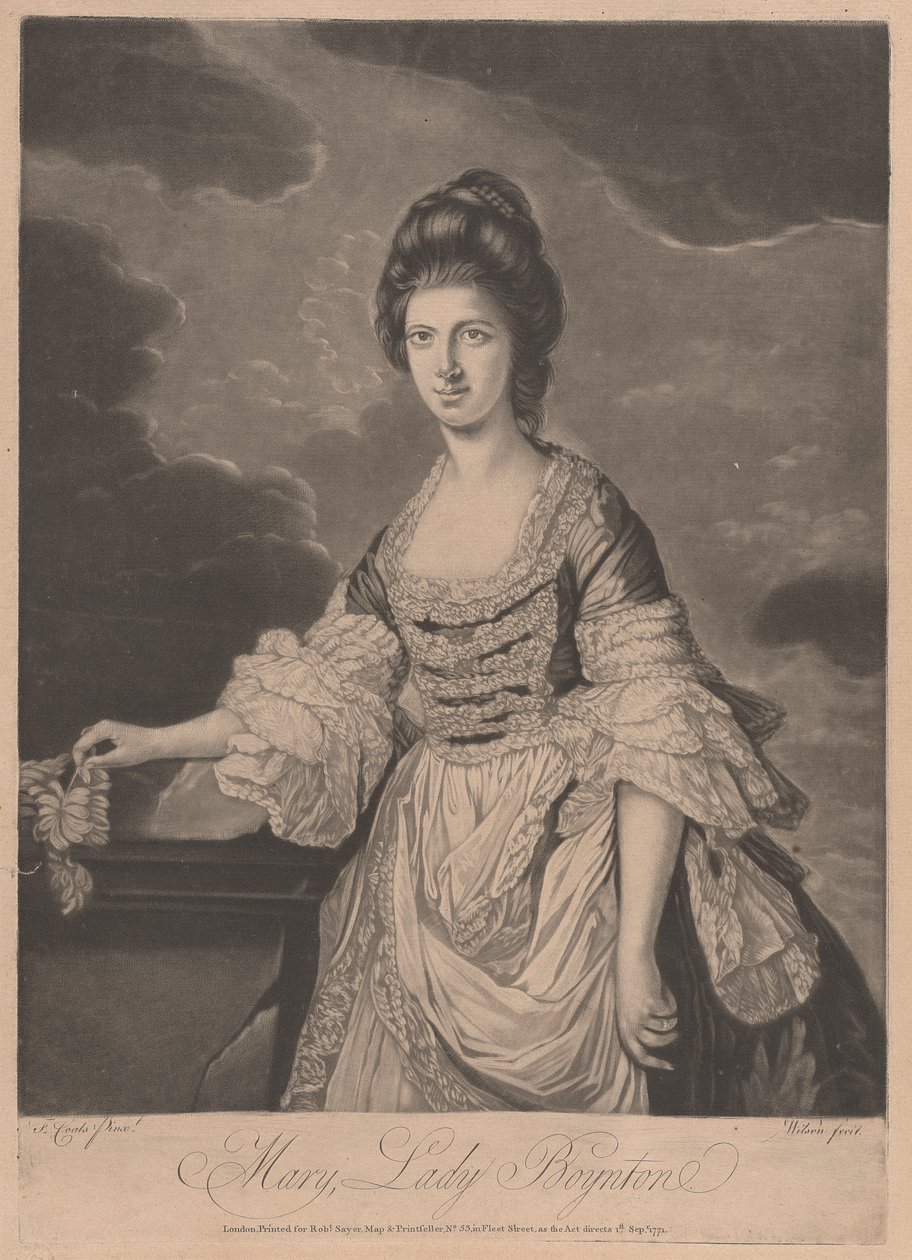 Mary, Lady Boynton (ö. 1778) by James Wilson