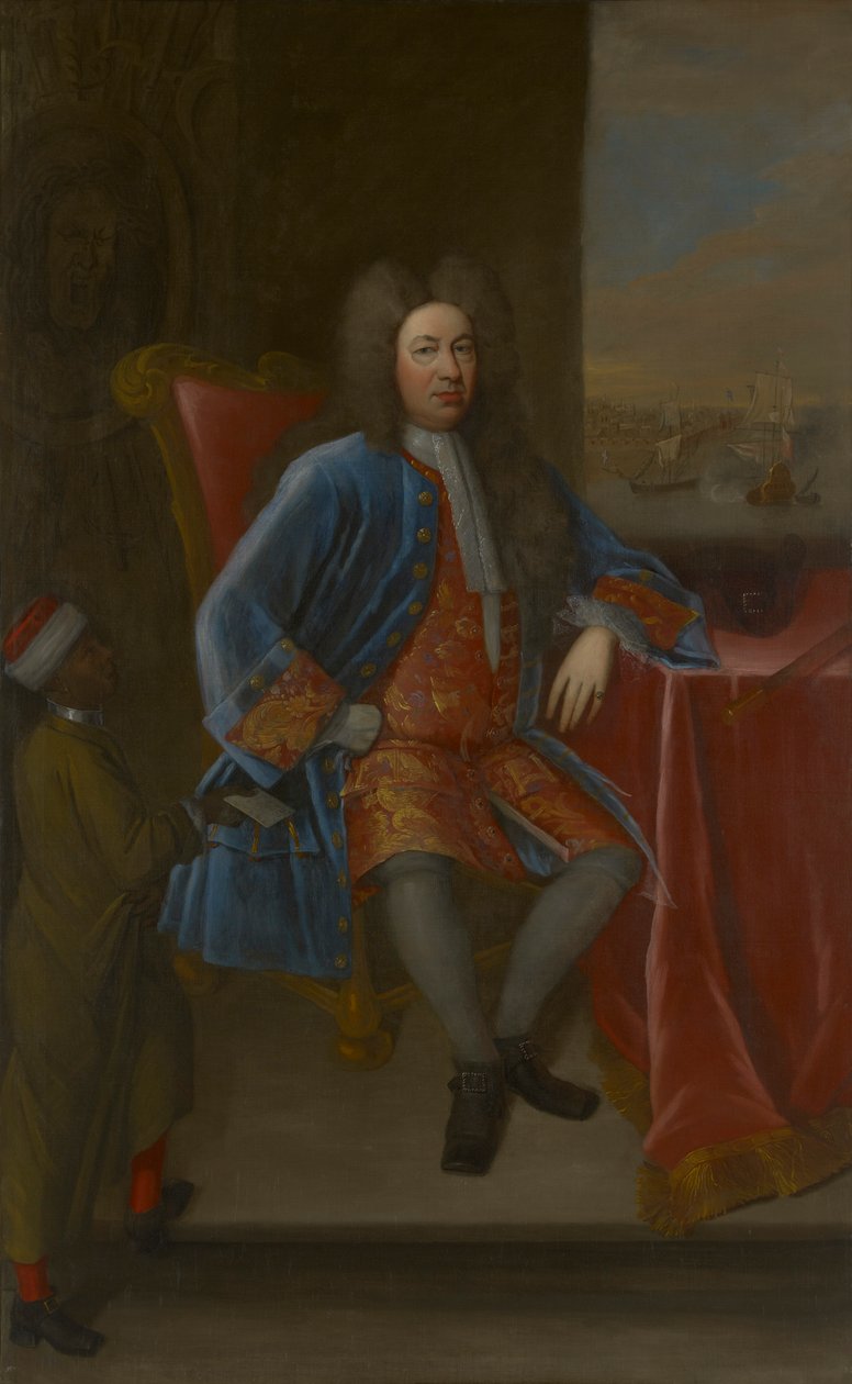 Elihu Yale, Hizmetçisi ile by James Worsdale