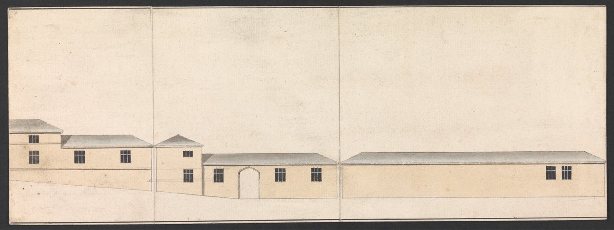 Cobham Hall, Kent: Ahırların Yüksekliği by James Wyatt