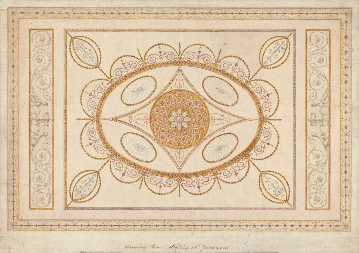 Goodwood, Batı Sussex: Tavan Tasarımı by James Wyatt