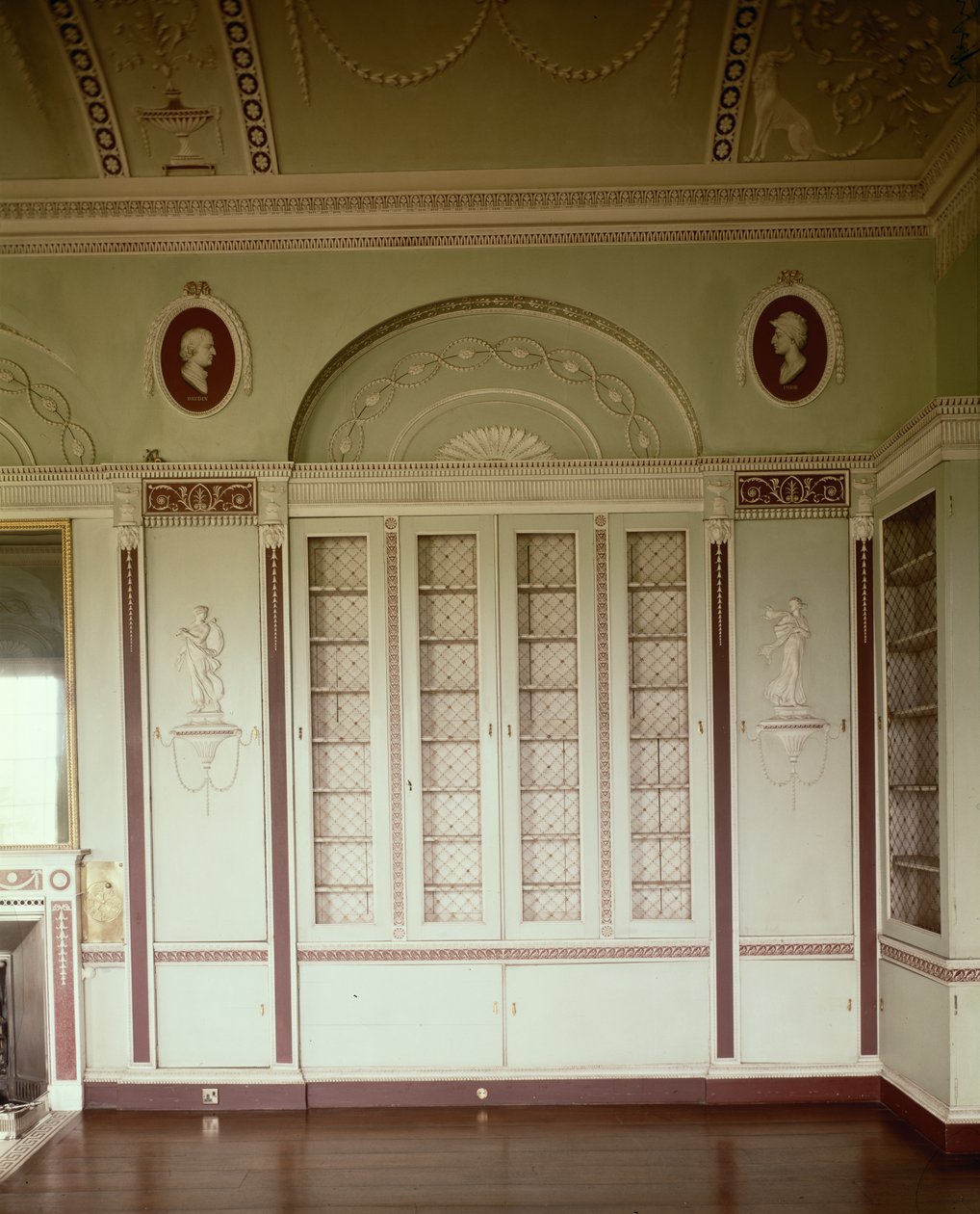 Heveningham Hall, Suffolk: kütüphane, 1778-80 by James Wyatt