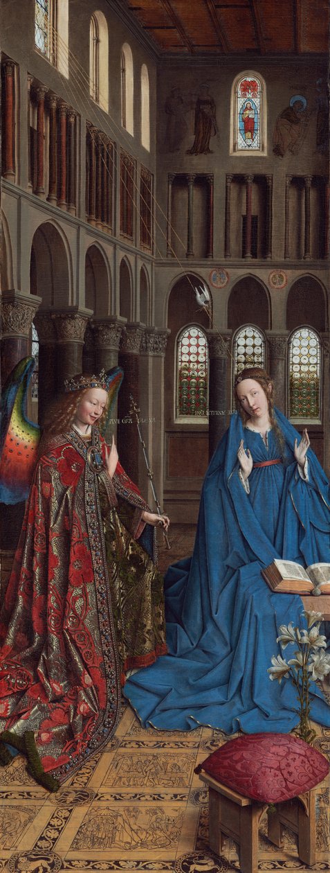 Duyuru by Jan van Eyck