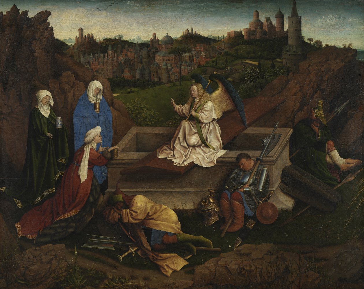 Mezardaki Üç Meryem by Jan van Eyck