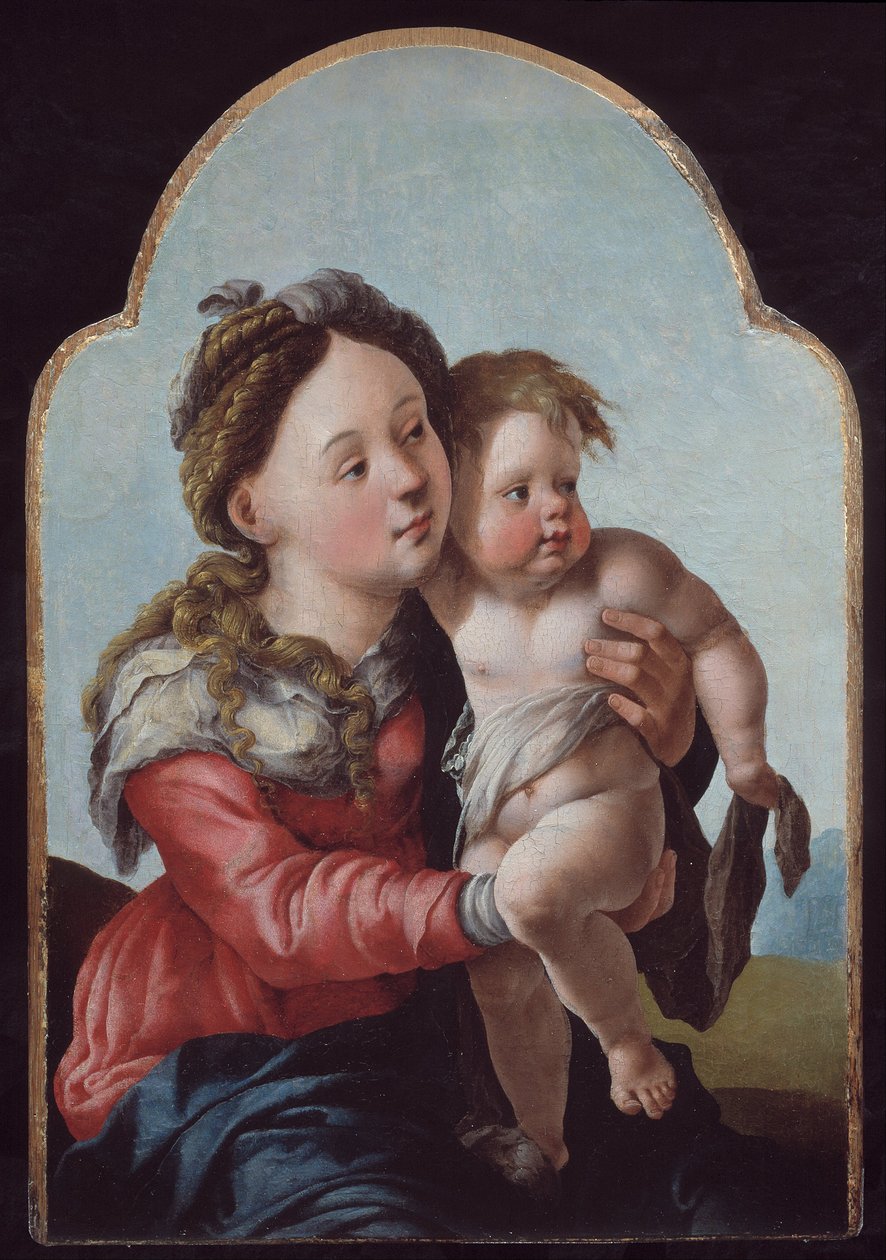 madonna ve çocuk by Jan van Scorel