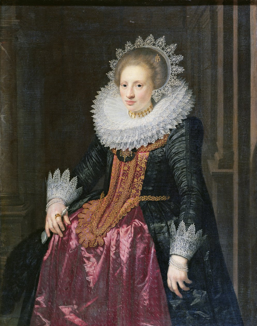 Madam Vrijdags van Vollehoven, 1620 by Jan Anthonisz. van Ravesteyn