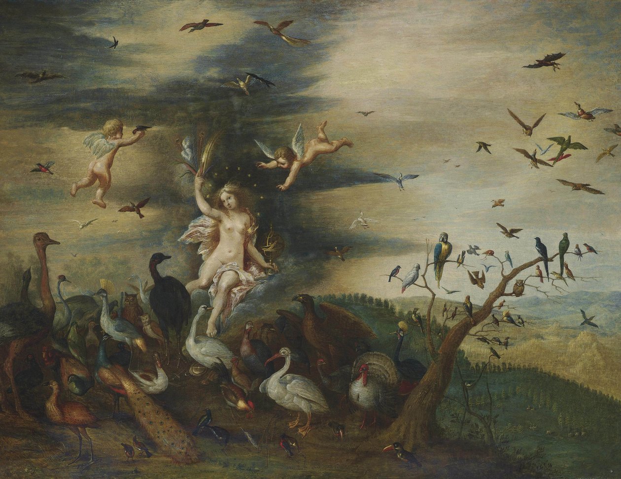 Bir Hava Alegorisi by Jan the Elder Brueghel