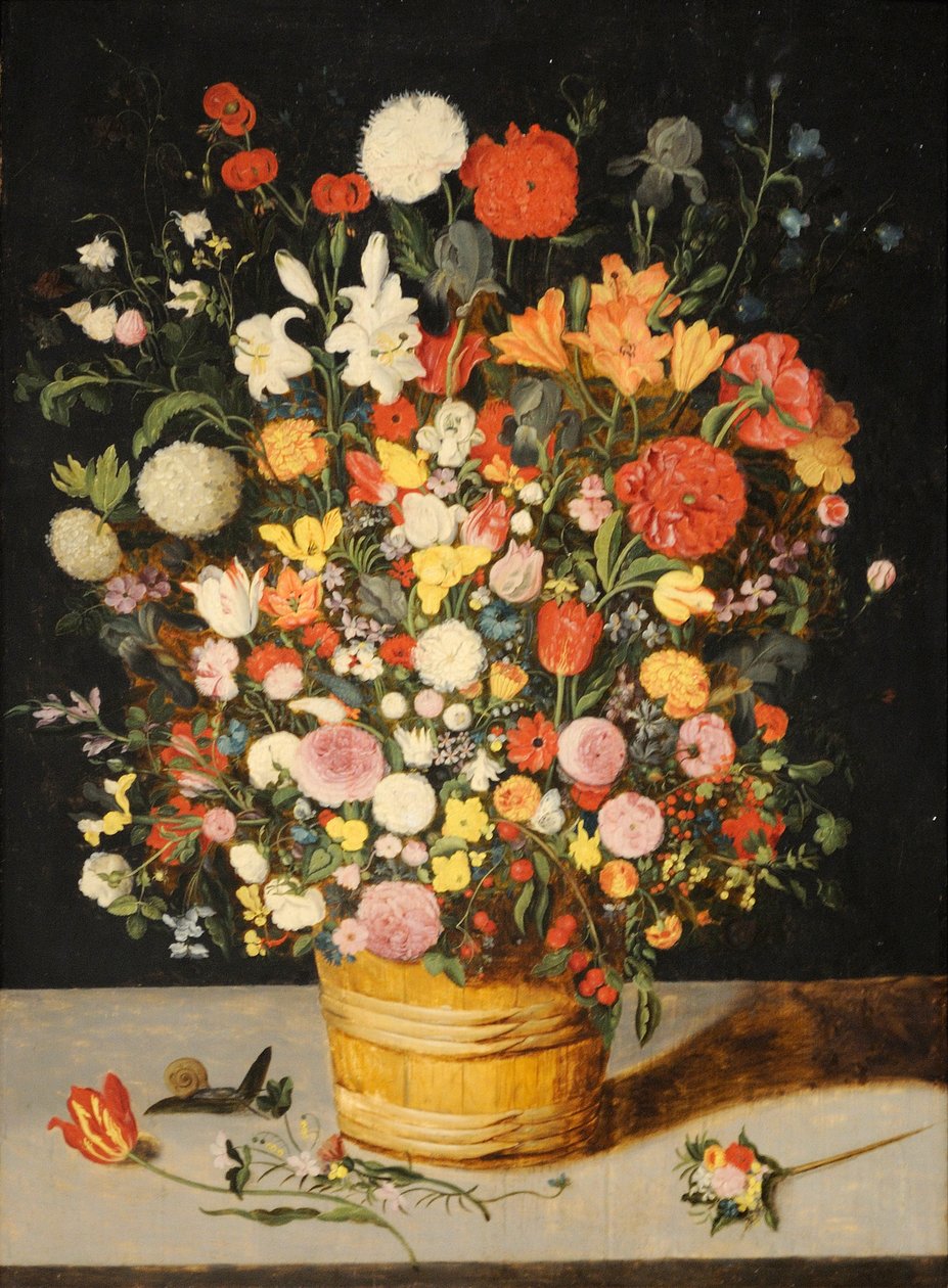 Çiçek buketi by Jan the Elder Brueghel