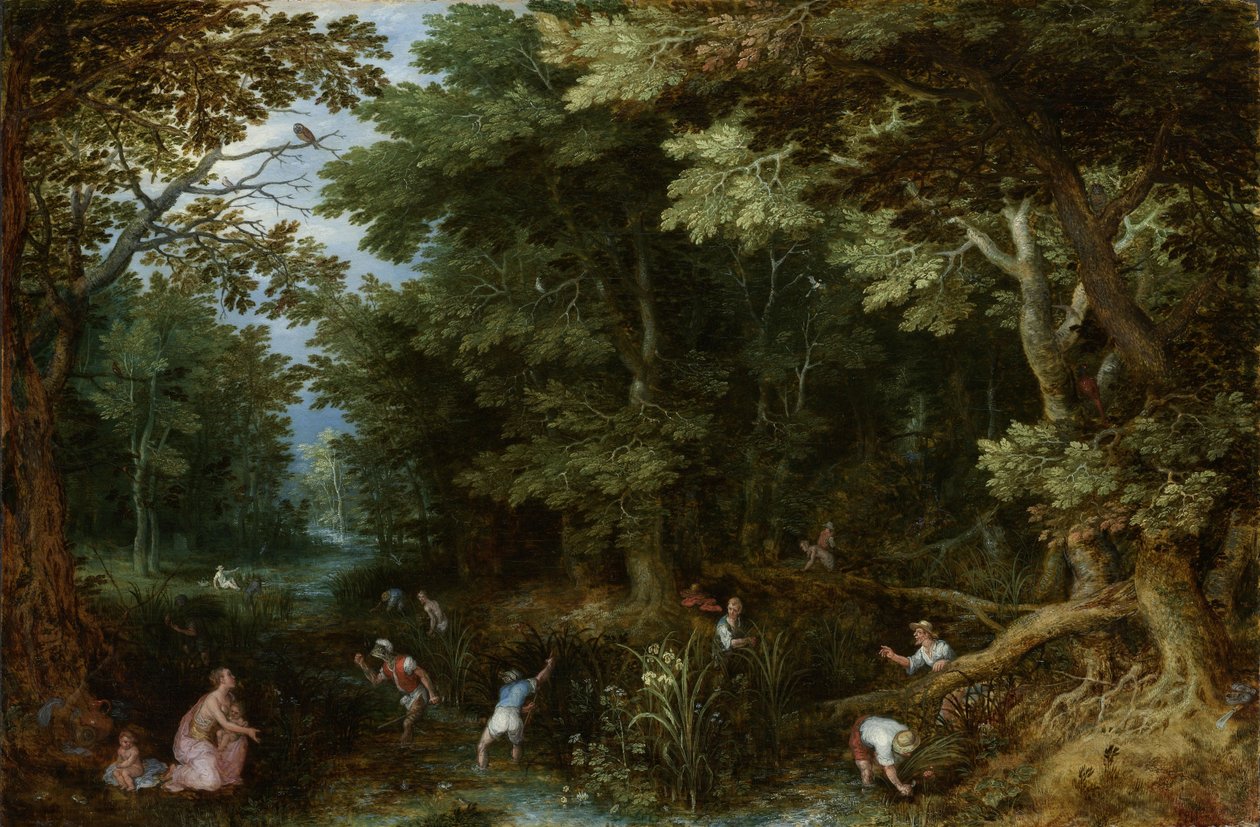 Latona ve Likya Köylüleri by Jan the Elder Brueghel