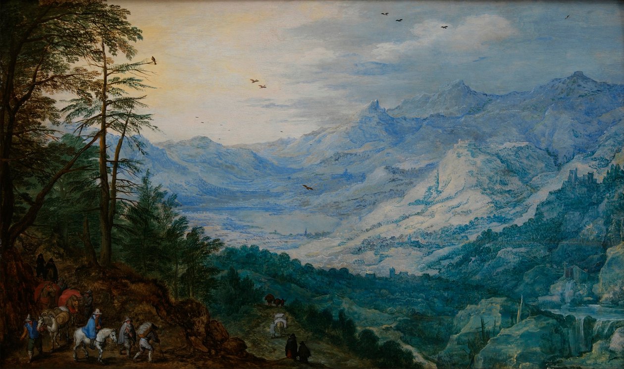 kayalık manzara by Jan the Elder Brueghel
