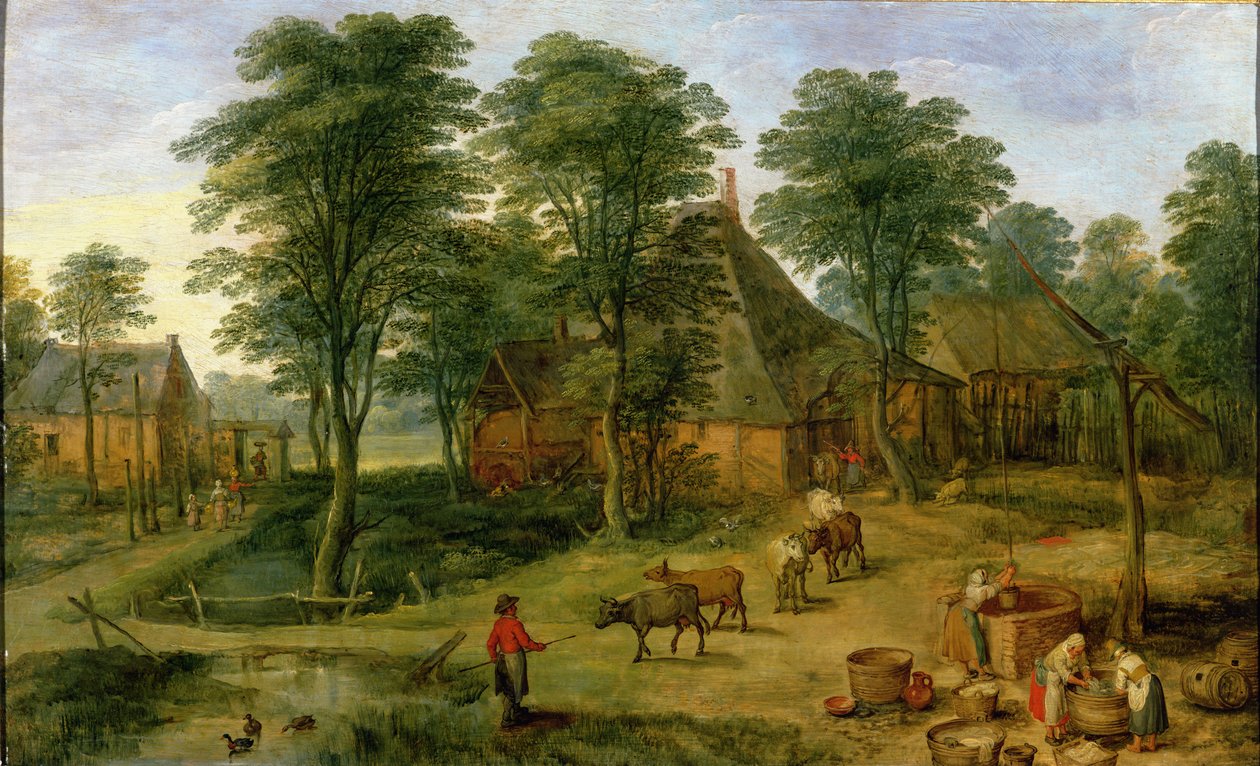 Çiftlik by Jan the Elder Brueghel