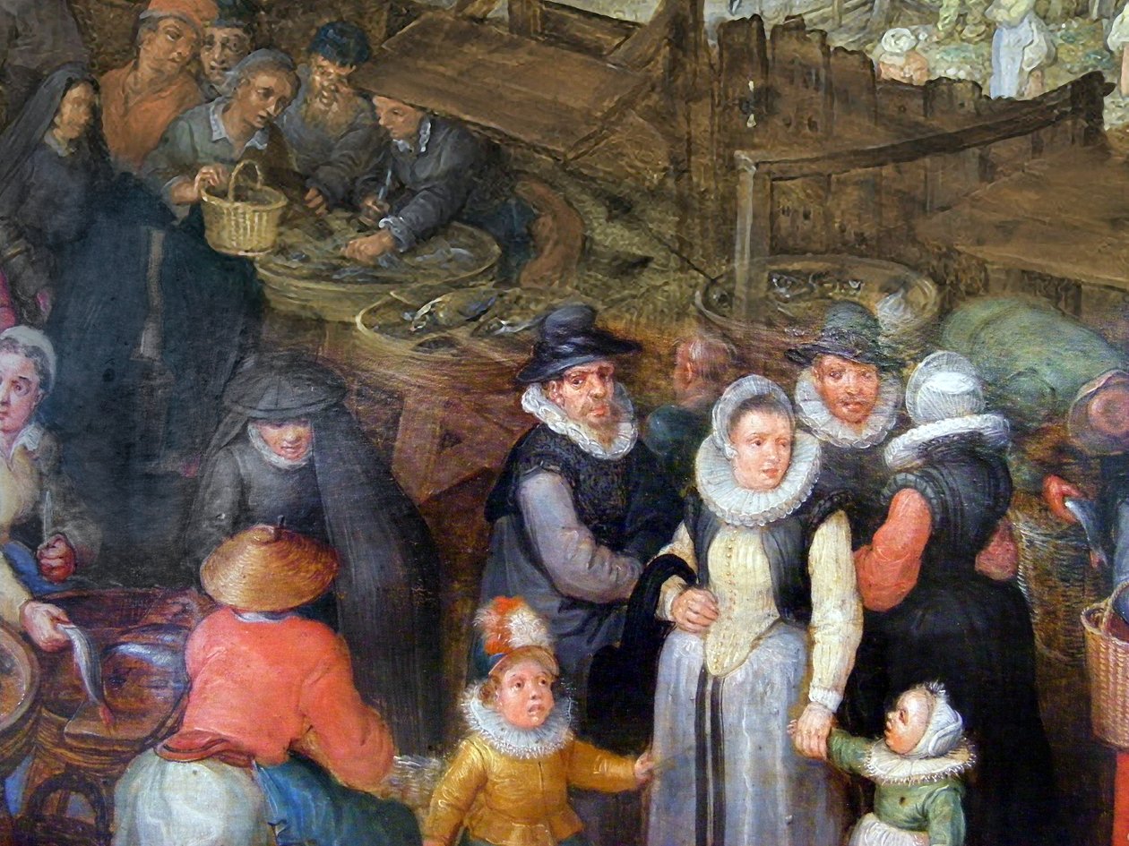 Büyük Balık Pazarı by Jan the Elder Brueghel